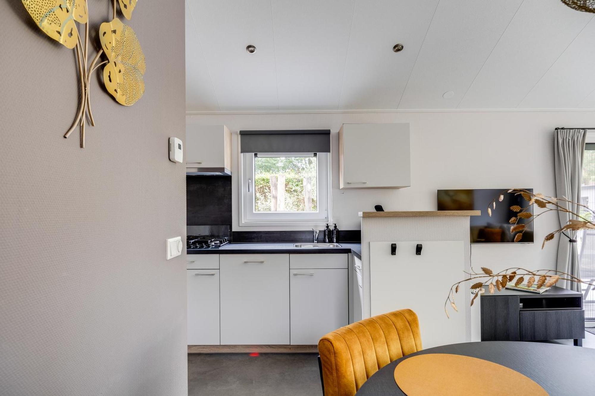 Modern Ingericht Chalet Op Groen Park Op De Veluwe 伊皮 外观 照片