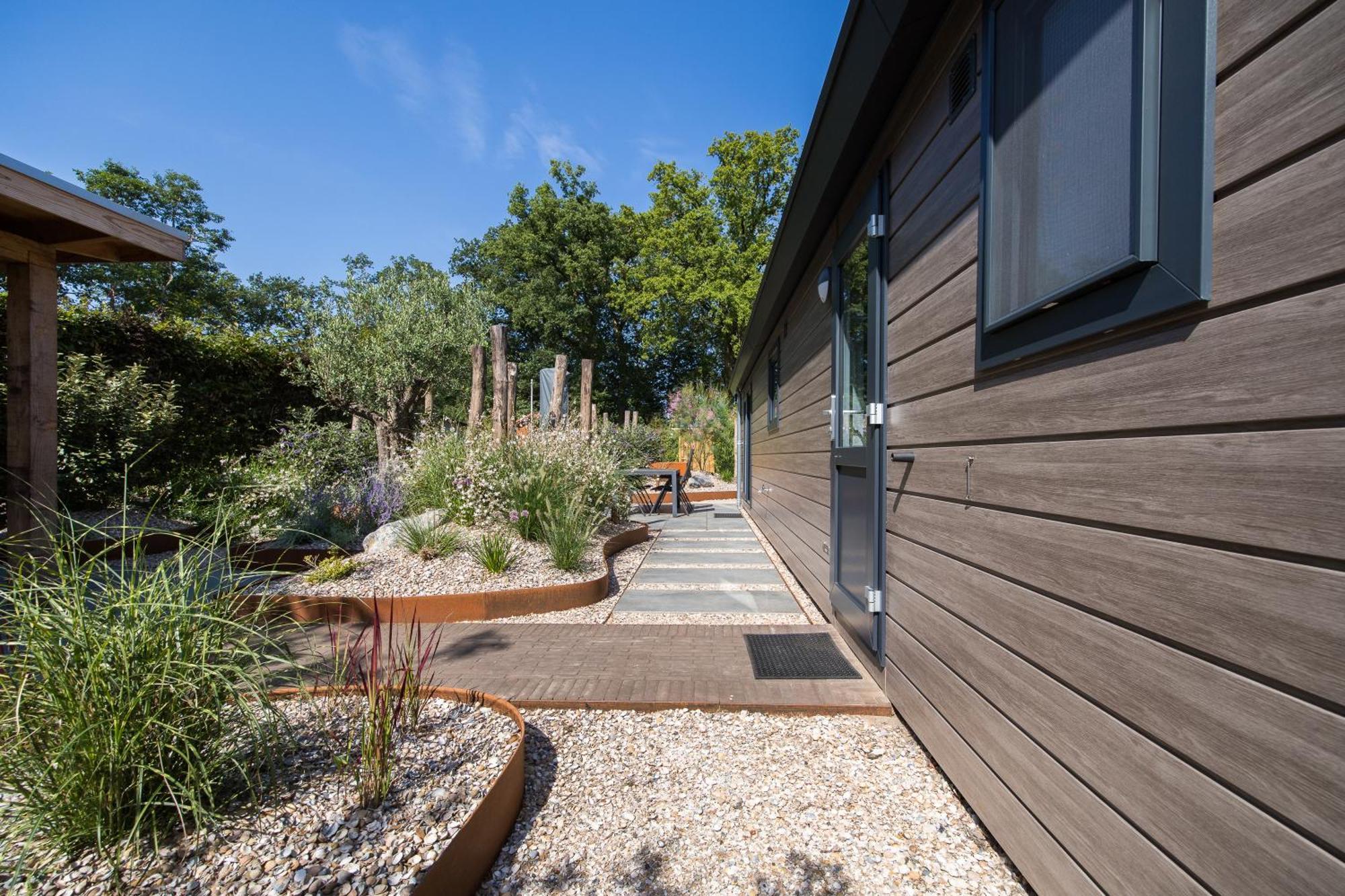 Modern Ingericht Chalet Op Groen Park Op De Veluwe 伊皮 外观 照片