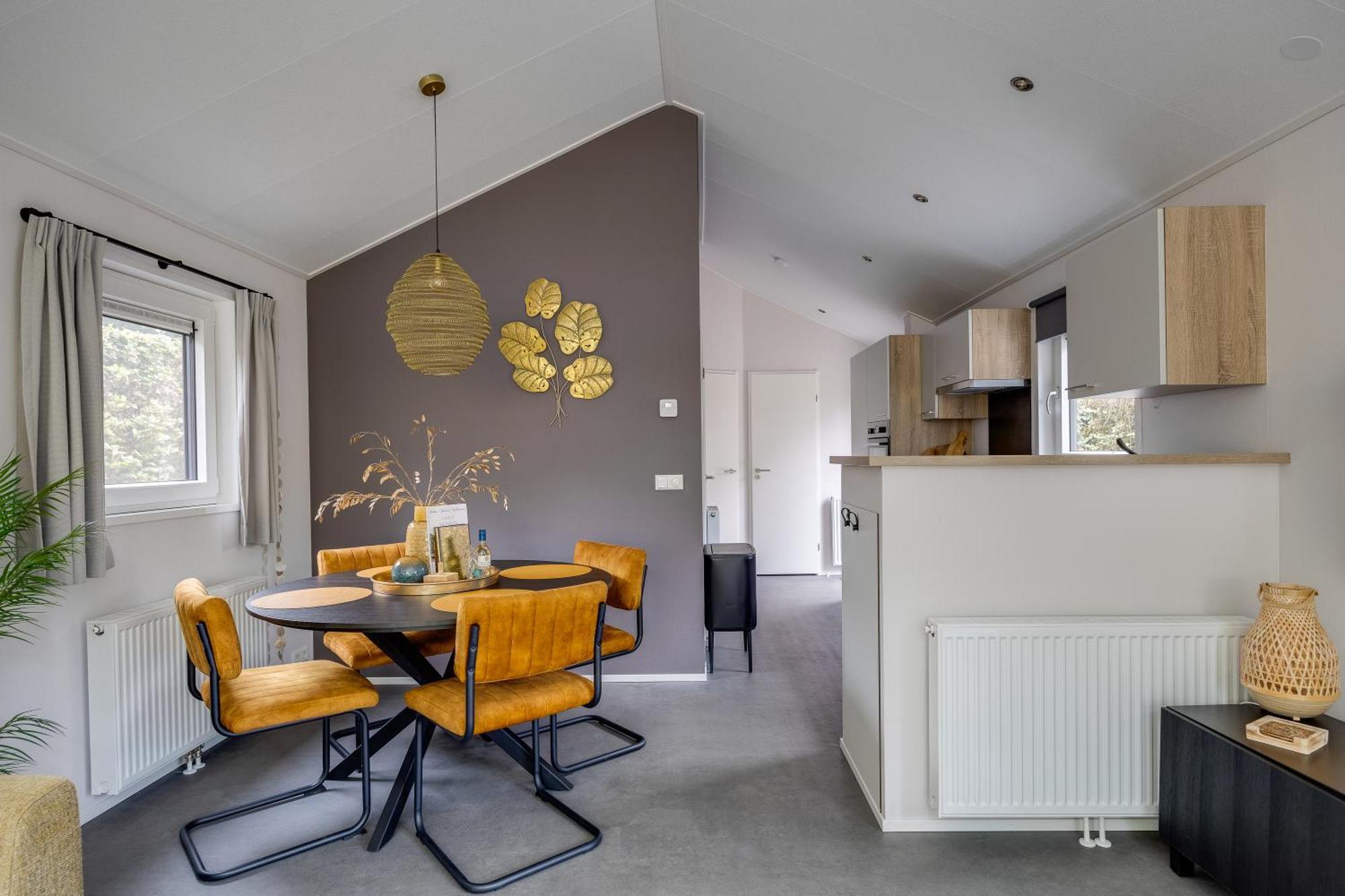 Modern Ingericht Chalet Op Groen Park Op De Veluwe 伊皮 外观 照片