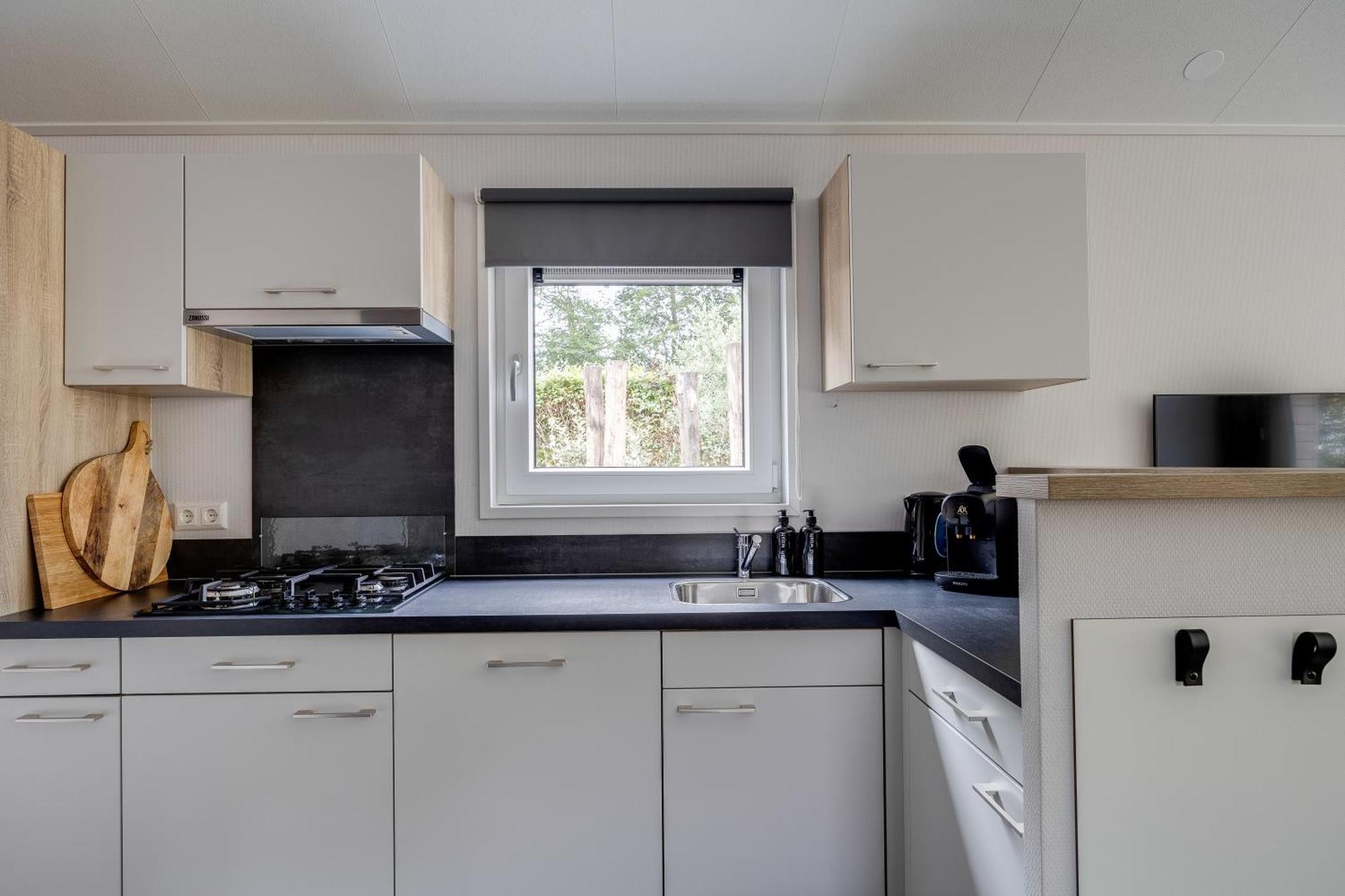 Modern Ingericht Chalet Op Groen Park Op De Veluwe 伊皮 外观 照片