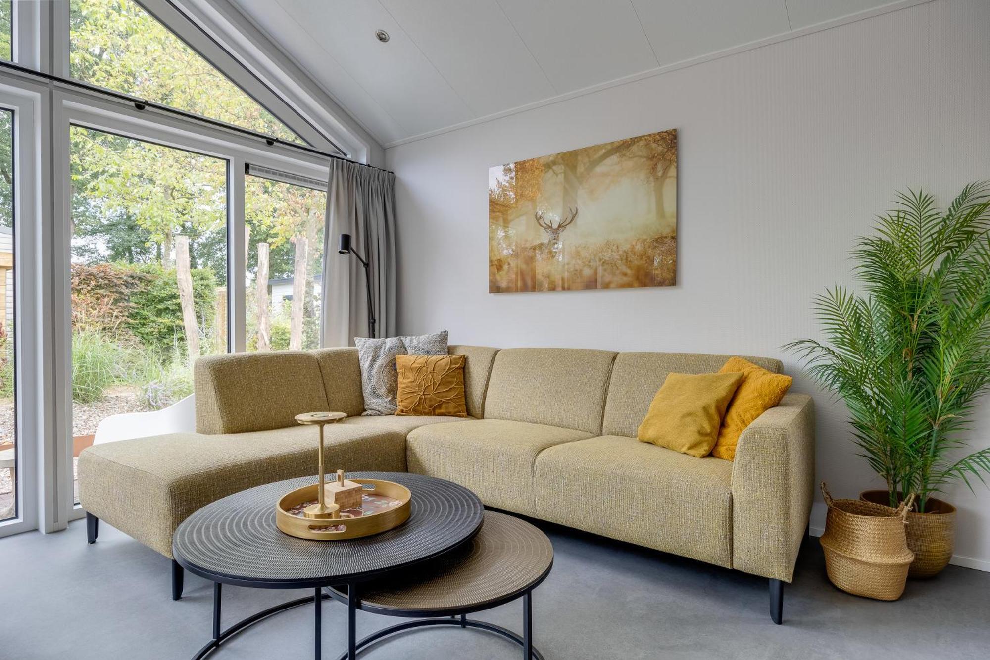 Modern Ingericht Chalet Op Groen Park Op De Veluwe 伊皮 外观 照片